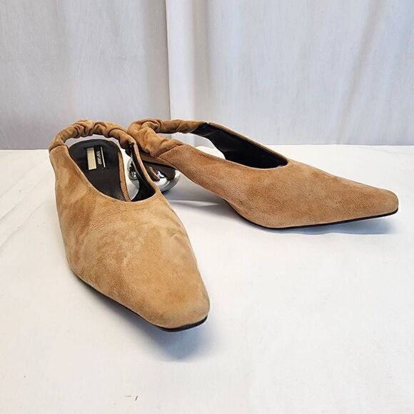 Topshop Jasper Ball Slingback Pump Suede Size 36 (5.5) - Picture 11 of 11